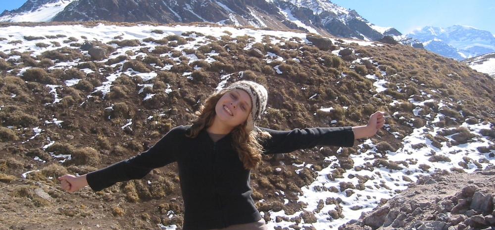 Austauschschülerin Anna in den Anden