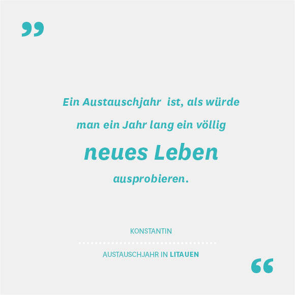 Zitat von Austauschschülerin Zitat von Austauschschülerin