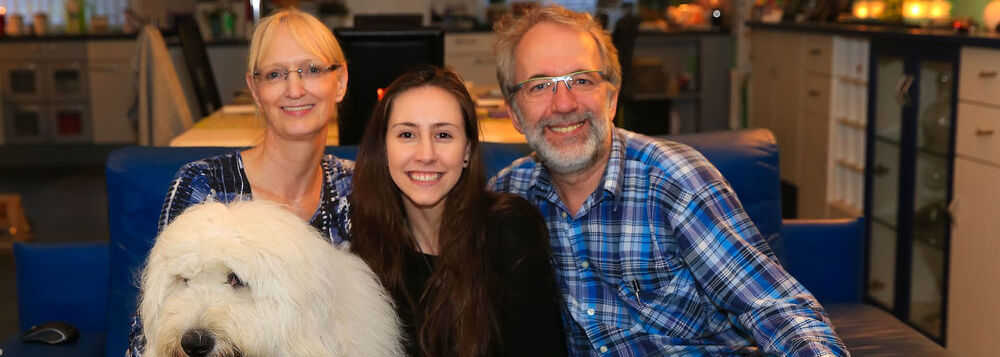 Austauschschülerin mit Gastfamilie