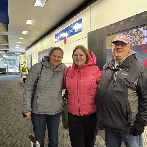 Gastfamilie mit Austauschschüler